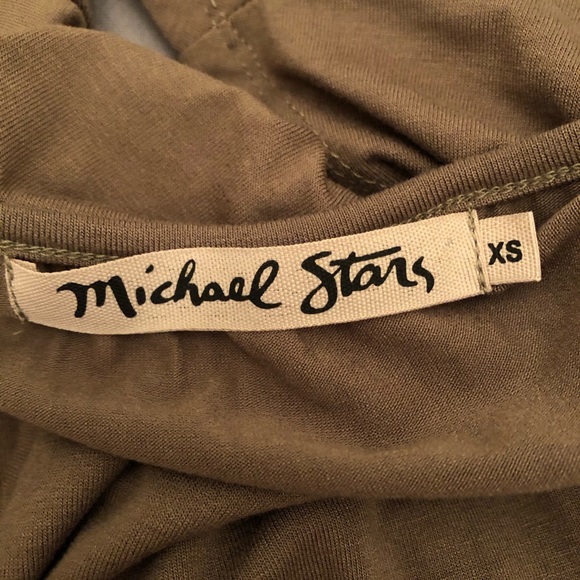 Michael Stars Jumpsuit W/ Pockets Olive Green NWOT - Picture 5 of 8